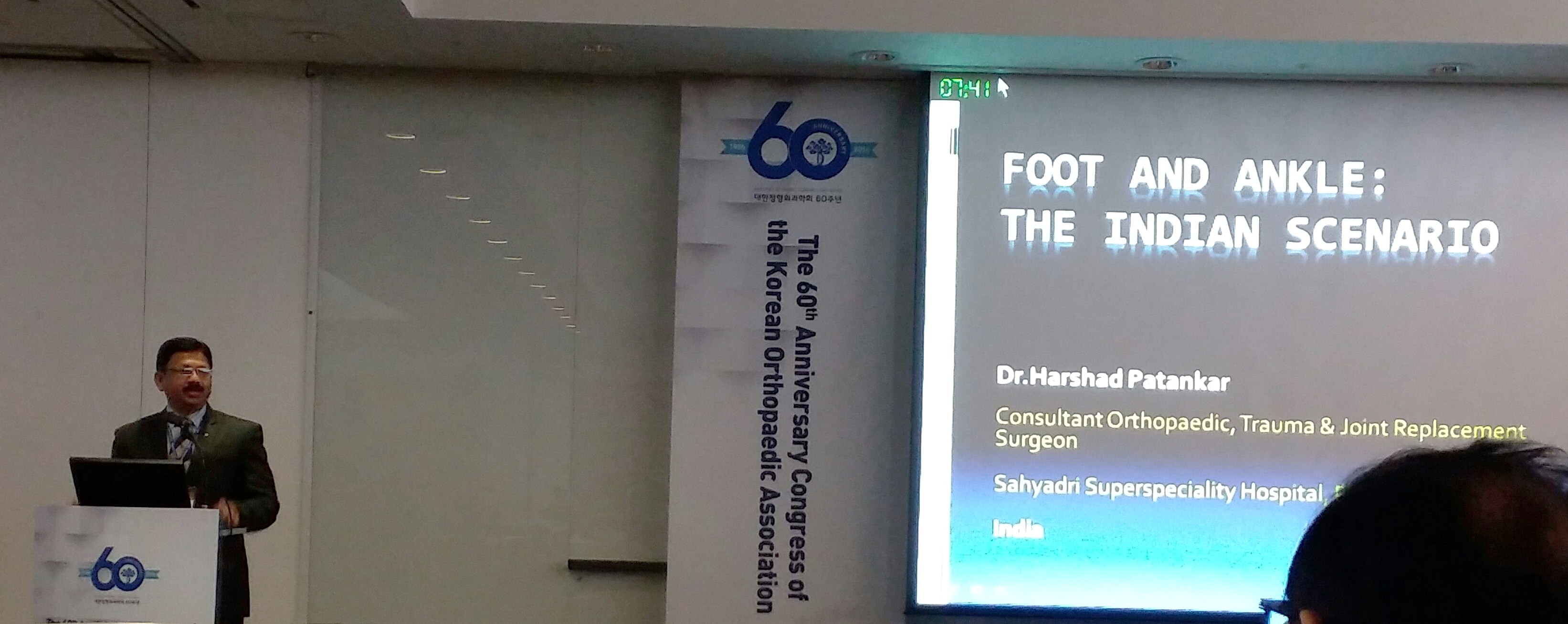 Delivering a Lecture in Korea as Guest Speaker